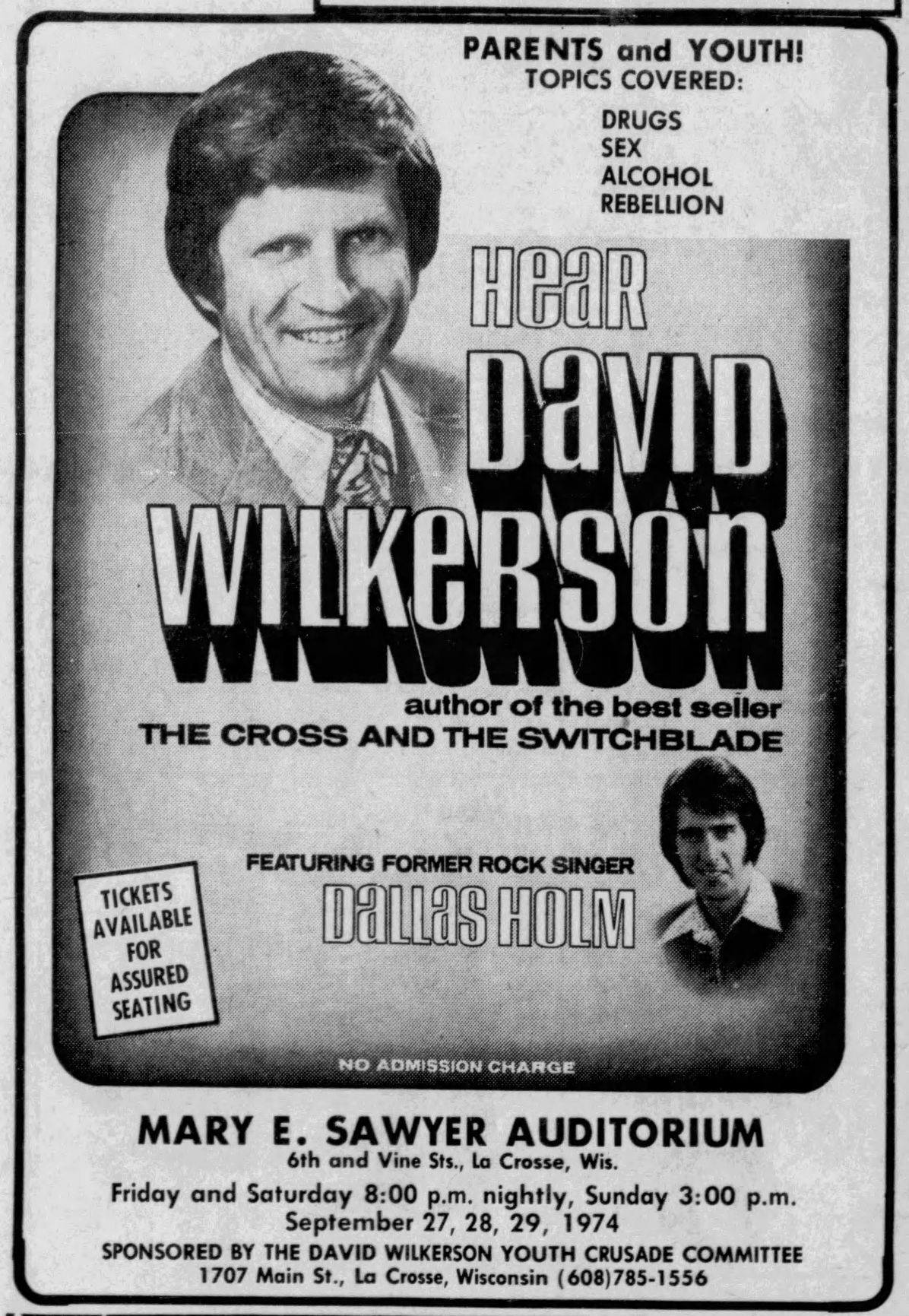 1974: David Wilkerson